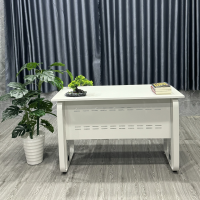 Bàn Làm Việc Có Yếm Chân Sắt Nhập Khẩu - BLV111