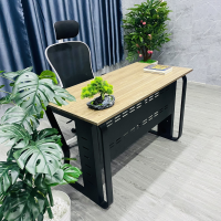 Bàn Làm Việc Chân Sắt Cao Cấp Nhập Khẩu - BLV112