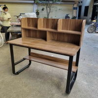 Bàn Làm Việc Chân U Có Kệ Sách Gỗ - BLV116