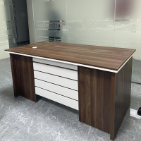 Bàn Giám Đốc Quản Lý Gỗ MDF 1m6x80x75 - BGĐ68