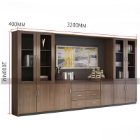 Tủ Tài Liệu Gỗ Phòng Chủ Tịch Sang Trọng - THS187