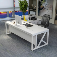 Bàn Giám Đốc Chân Sắt Góc L  - BGĐ82