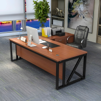 Bàn Giám Đốc Chân Sắt Góc L  - BGĐ82