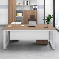 Bàn Giám Đốc Chân Sắt Chữ U Góc L - BGĐ87