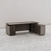 Bàn Giám Đốc Góc L Phối Màu Hiện Đại - BGĐ114