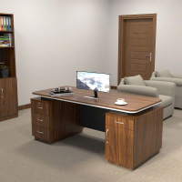 Bàn Giám Đốc Hiện Đại Yếm Sọc Đối Xứng - BGĐ116 