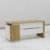 Bàn Giám Đốc Liền Khối Phối Màu Hiện Đại - BGĐ125