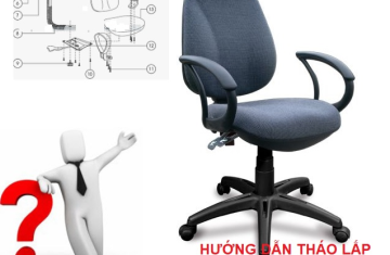 Cách tháo lắp ghế xoay văn phòng đơn giản và nhanh chóng