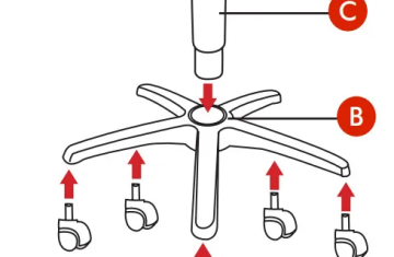 Hướng Dẫn Lắp Ráp Ghế Xoay Văn Phòng Dễ Dàng Trong 5 Bước