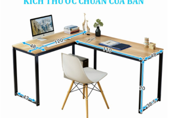 Top Mẫu Bàn Làm Việc Lượn Góc Hình Chữ L Đẹp Nhất Hiện Nay