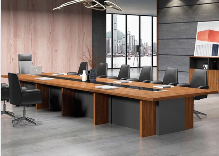 Mẫu bàn này tạo cảm giác vừa sang trọng vừa ổn định