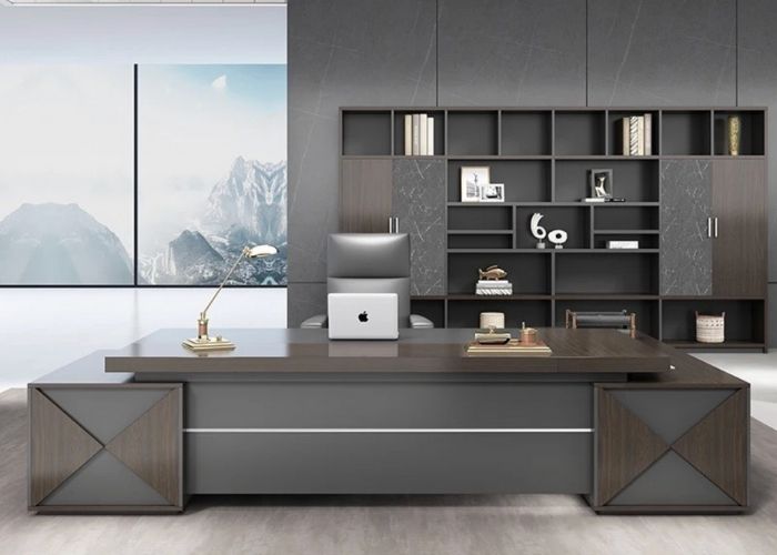 Bàn lãnh đạo góc L thời thượng