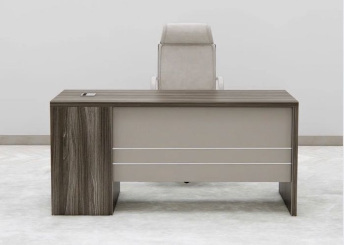 Bàn cho giám đốc liền khối phối màu hiện đại