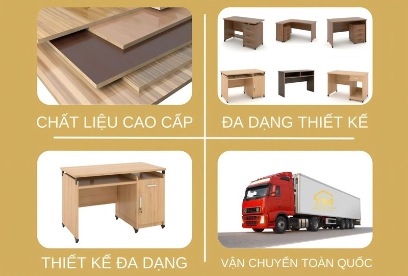 Mẫu bàn văn phòng thiết kế đẹp