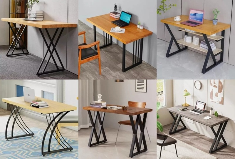 Bàn chân sắt mặt gỗ sang trọng vẫn đảm bảo sự chắc chắn