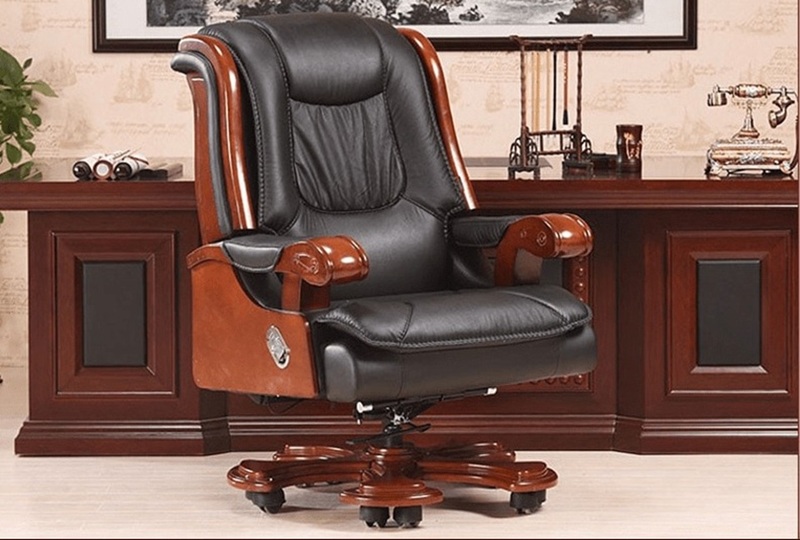 Ghế giám đốc bằng gỗ tự nhiên sang trọng đẳng cấp