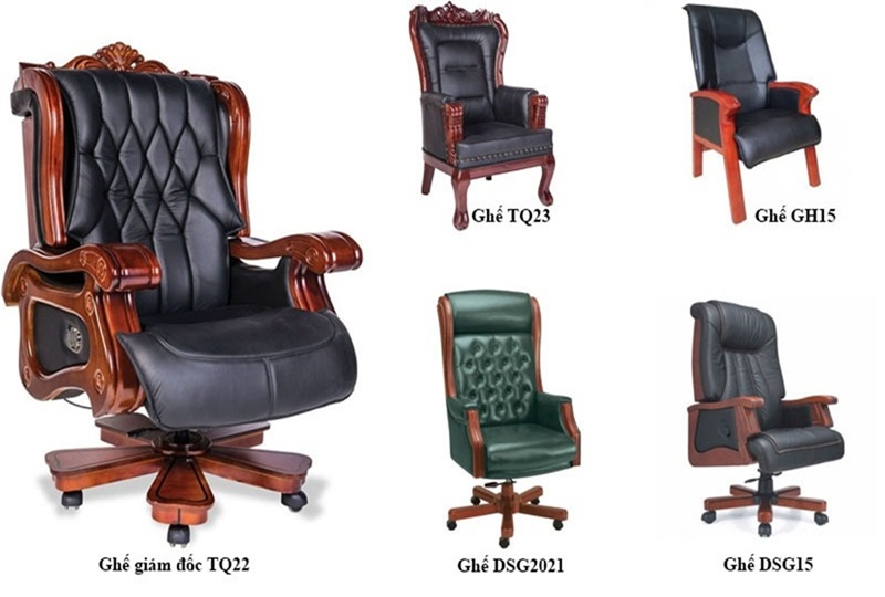 Ghế giám đốc da bò thật mang lại cảm giác sang trọng