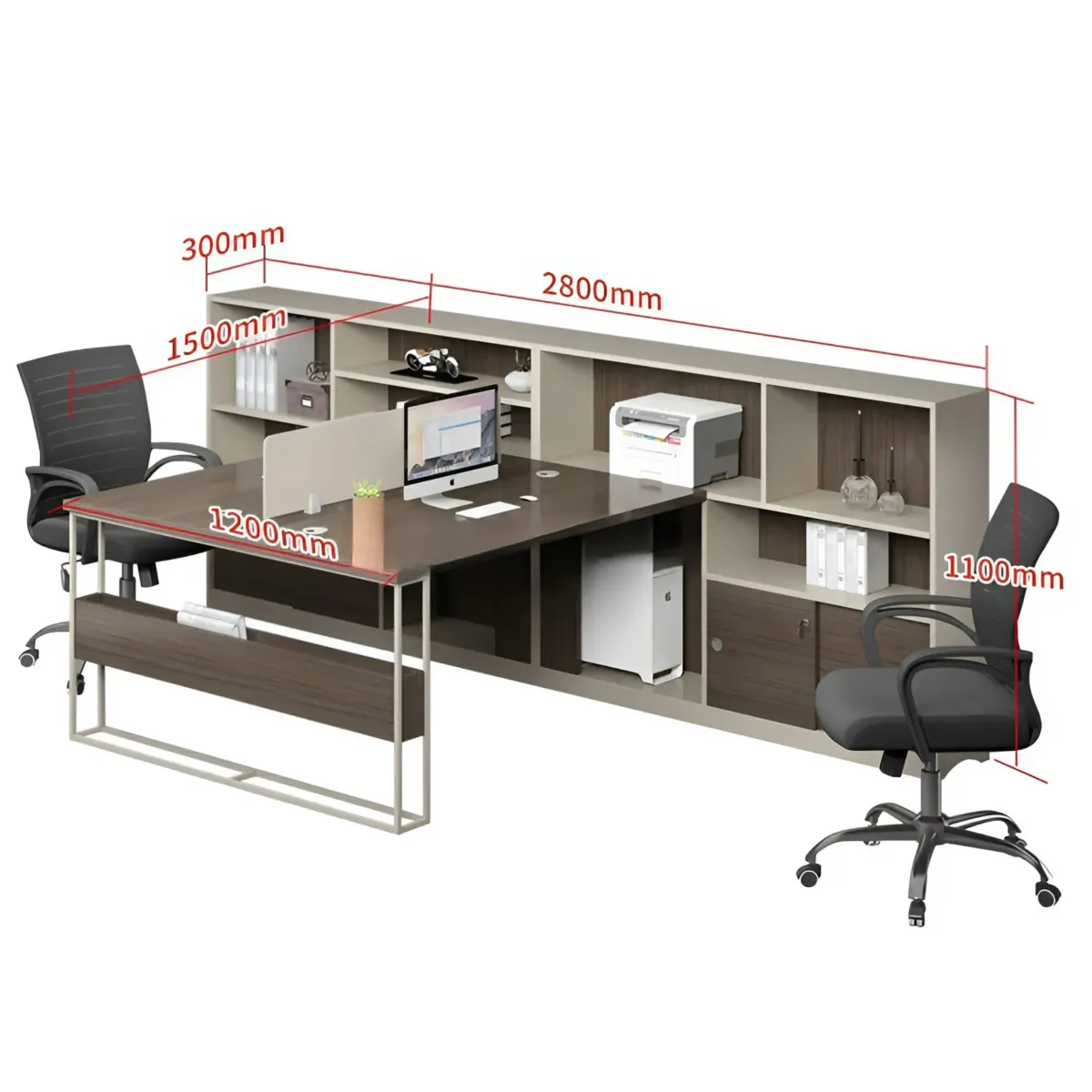 Cụm bàn làm việc 6 người tích hợp kệ tủ linh hoạt, tiện ích tối ưu cho văn phòng hiện đại và môi trường làm việc nhóm chuyên nghiệp.