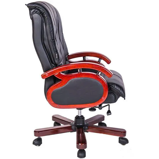 Ghế Giám Đốc Tay Gỗ Lưng Nút Thắt