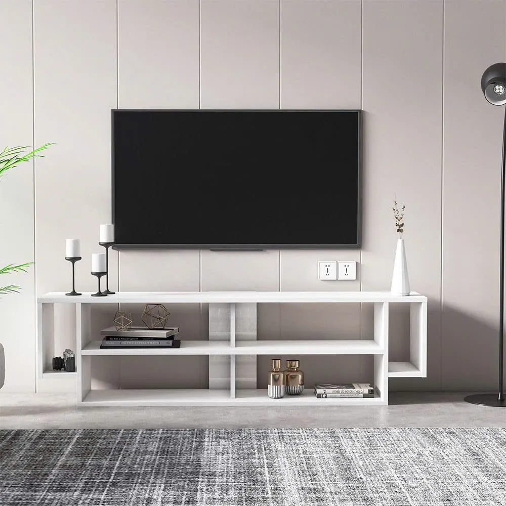kích thước Kệ Tivi Gỗ Công Nghiệp Dáng Thấp Nhiều Ngăn Kệ Mở - KTV32