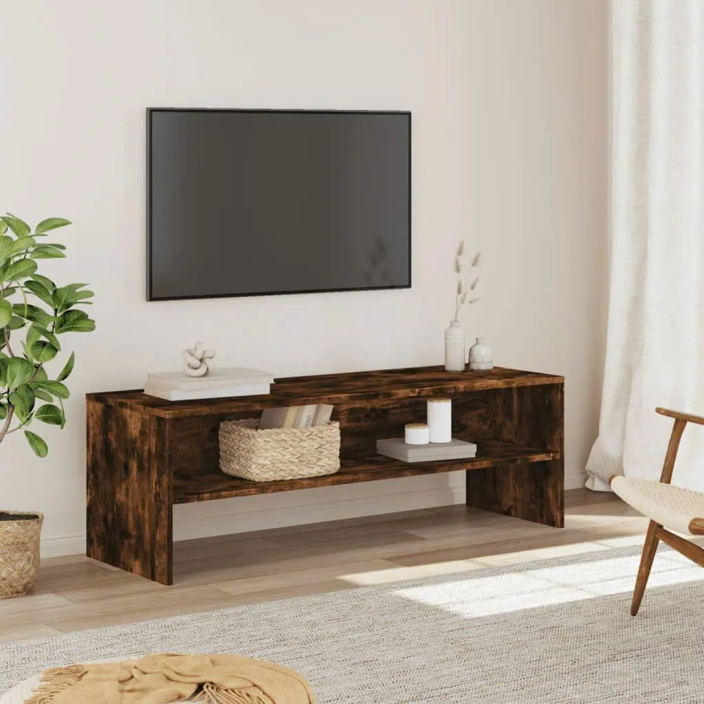 Kệ tivi gỗ dáng thấp 1 tầng, thiết kế mở độc đáo, phù hợp phòng khách hiện đại, vừa trang trí vừa tối ưu lưu trữ