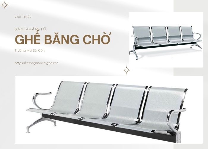 Ghế băng chờ được dùng nhiều tại các không gian chung
