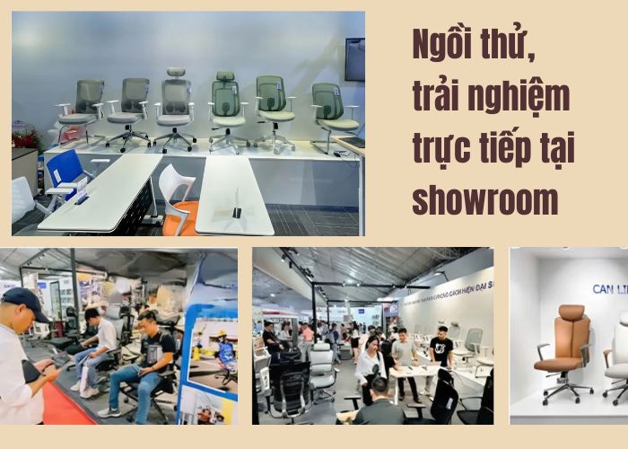 Kích thước nhỏ gọn, phù hợp với không gian nhỏ, vừa