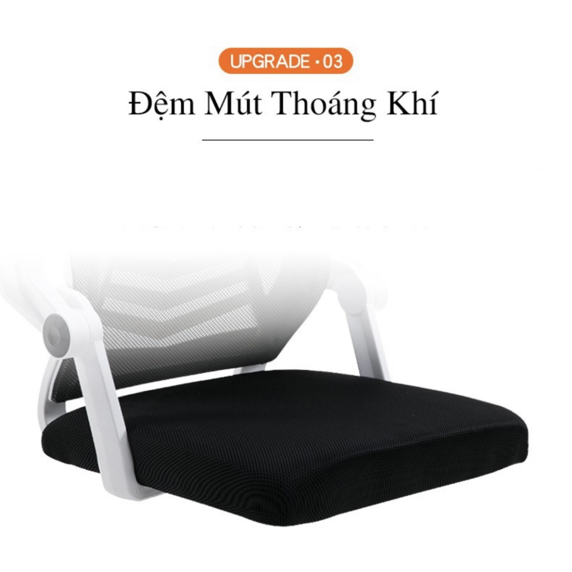 Ghế xoay tay gập văn phòng thông minh