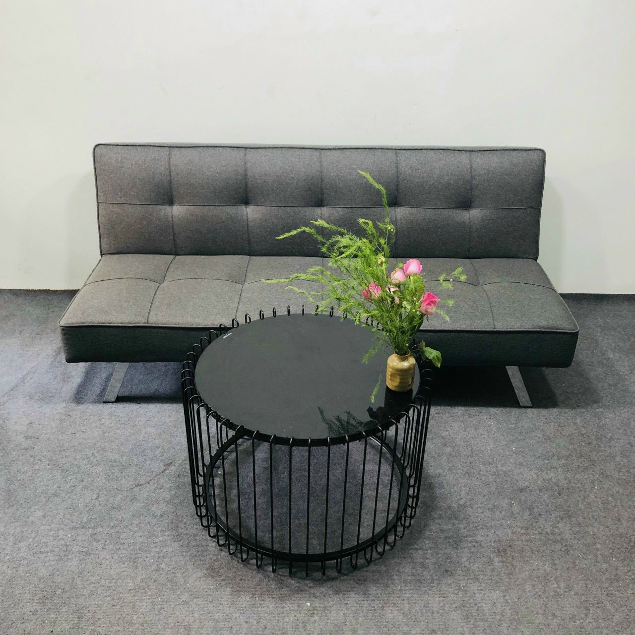 Bàn Trà Sofa Khung Sắt Lồng Chim - BTLC1