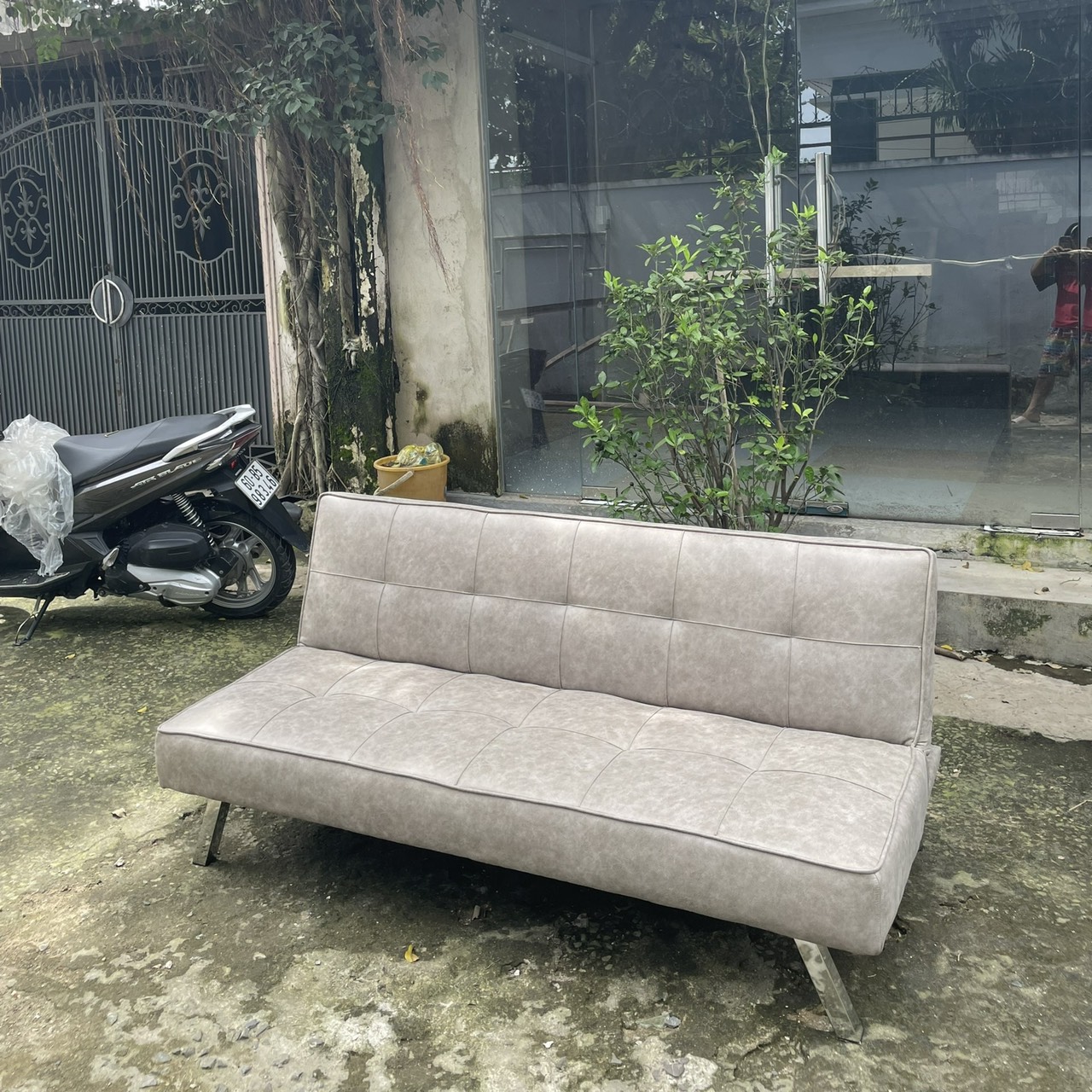 Ghế sofa da giường nằm chính hãn serita - SFTM05