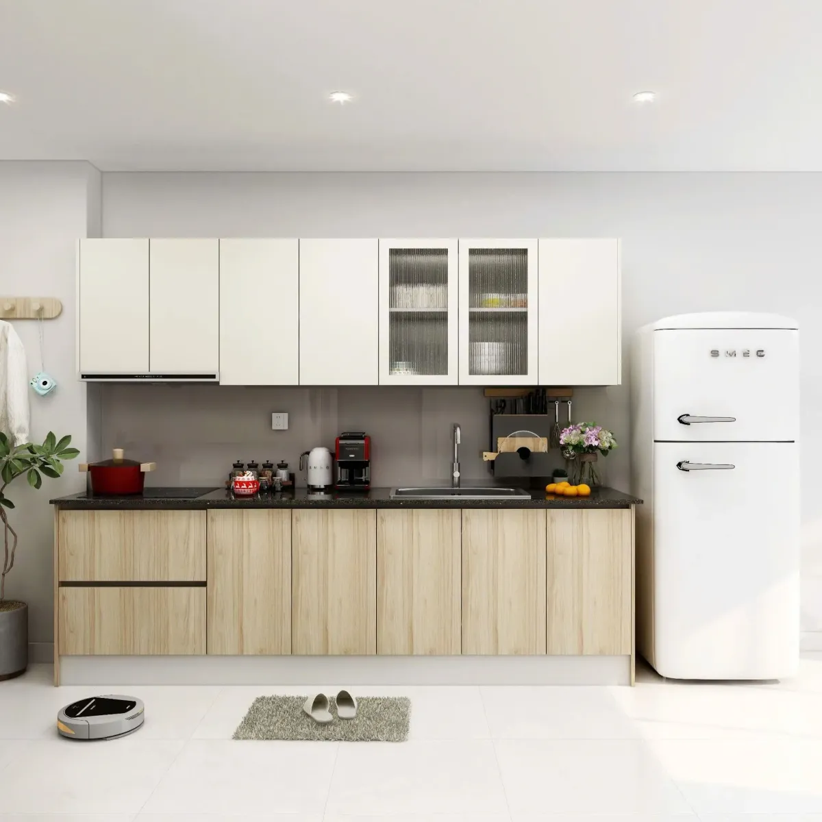 Tủ Bếp Thiết Kế Tối Giản Tinh Tế