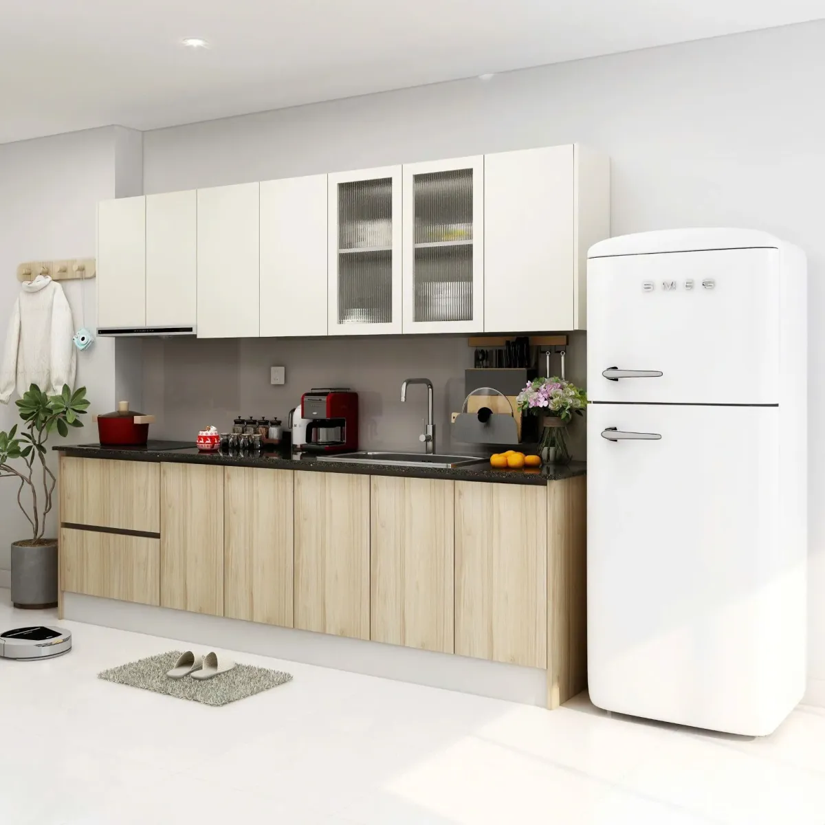 Tủ Bếp Thiết Kế Tối Giản Tinh Tế