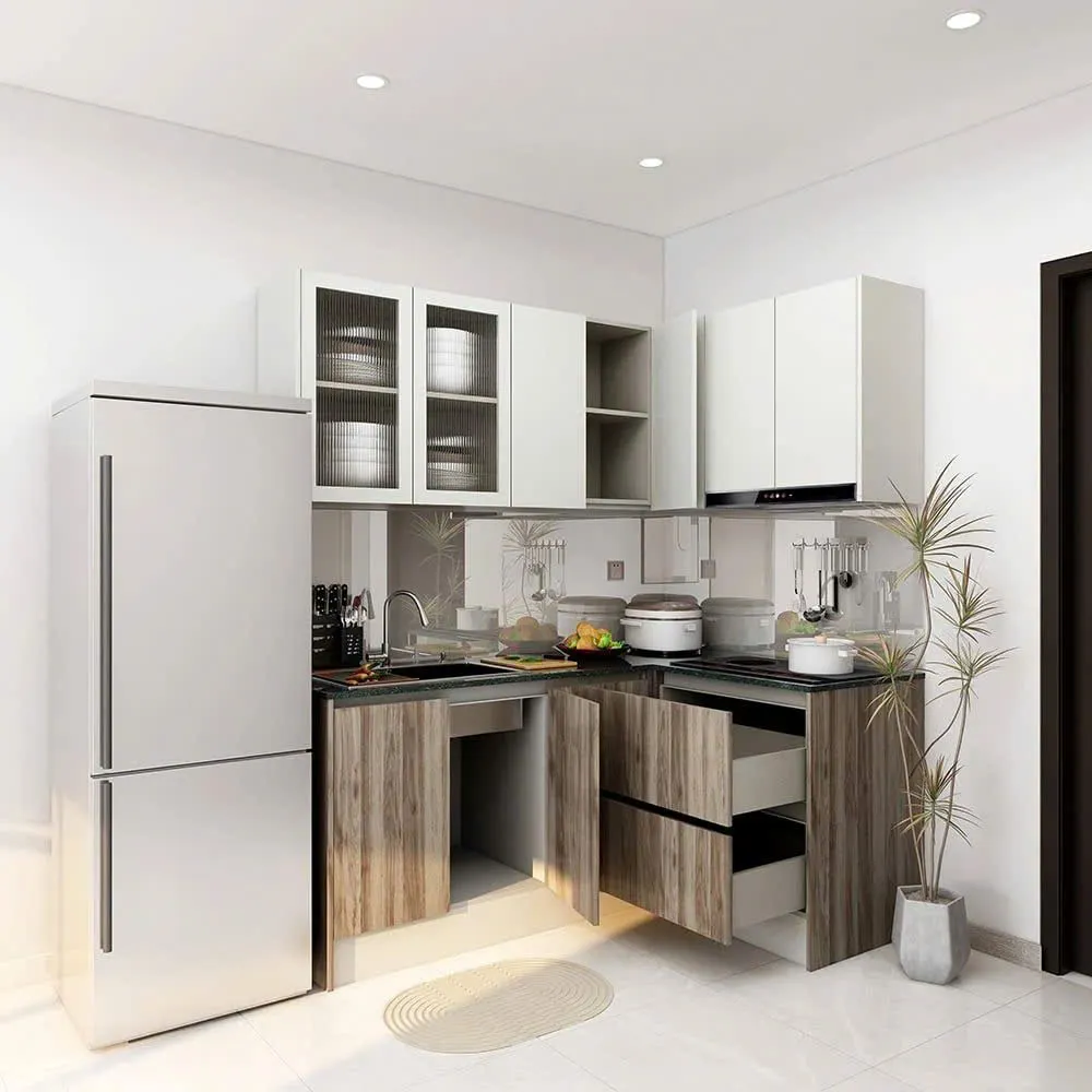 Tủ Bếp Chữ L Cho Không Gian Bếp Đẹp