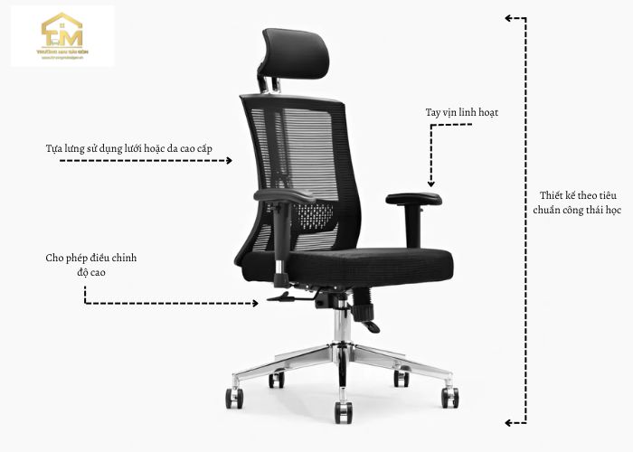 Ghế từ Trường Mai Sài Gòn hợp ngồi lâu