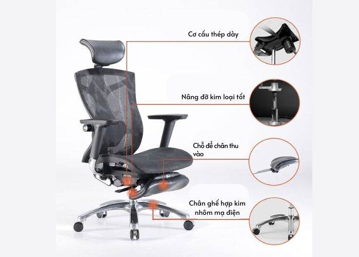 Bàn ghế văn phòng cho tư thế ngồi chuẩn