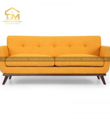 Sofa Văng Dài Nỉ Màu Vàng Đẹp Tại Xưởng