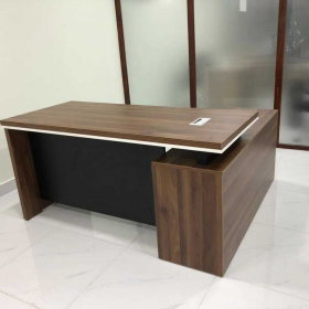 Bàn Giám Đốc Góc Chữ L Gỗ MDF- BGĐ8