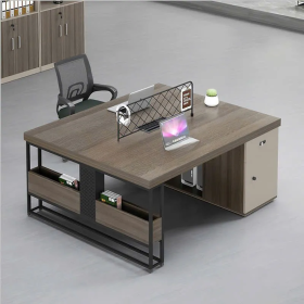 Bàn Làm Việc 2 Người Thiết Kế Vách Lưới Tối Giản - BC104
