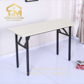 Bàn Làm Việc Văn Phòng Chân Sắt Gấp Gọn - BLV1