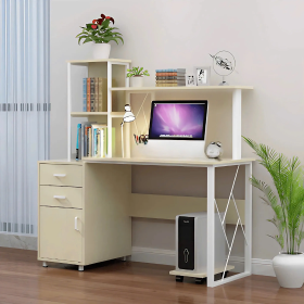 Bàn Làm Việc Chân Sắt Kệ Tầng Đa Năng - BLV128