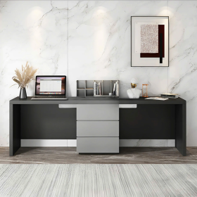Bàn Làm Việc Đôi Gỗ MDF Tối Ưu Không Gian - BLV133