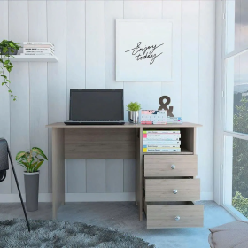 Bàn Làm Việc Gỗ Dài 1m2 Kèm Hộc 3 Ngăn Kéo - BG75