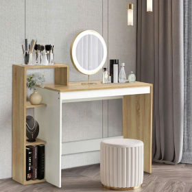 Bàn Làm Việc Gỗ Kèm Kệ Sách 3 Tầng Góc Trái - BG79