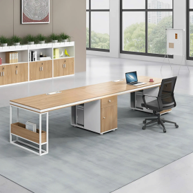 Cụm Bàn Làm Việc 2 Người Băng Dài Hiện Đại - BC103