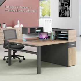 Cụm Bàn Làm Việc 2 Người Hộc Tủ Linh Hoạt - BC105