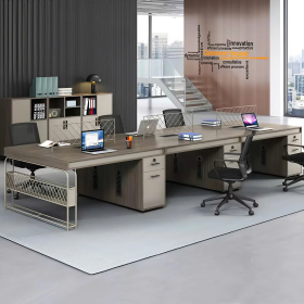 Cụm Bàn Nhóm 6 Người Gỗ MDF Bền Đẹp - BC66