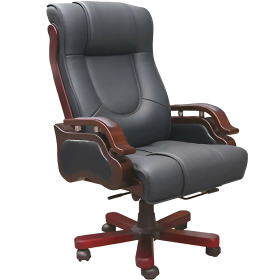 Ghế Giám Đốc Gỗ Tự Nhiên Bọc Da Cao Cấp - GGĐ38