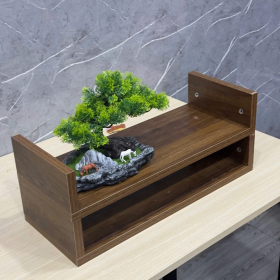 Kệ Để Bàn 2 Tầng Mini 2 Trong 1 Đa Năng - KB8