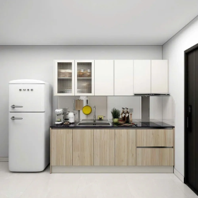Tủ Bếp Chữ i MDF Cửa Mở Tiện Lợi - TB34
