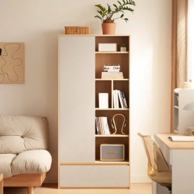 Tủ Tài Liệu Gỗ Nhiều Ngăn Tích Hợp Cánh Mở - THS286